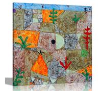 Artley Prints - Southern Gardens by Paul Klee Canvas Wall Art Prints | Home Decor Contemporary Moden Pictures Expressionism 51 x 51cm (20 x 20 inches)