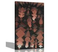 Artley Prints - Suspended Fruit by Paul Klee Canvas Wall Art Prints | Home Decor Contemporary Moden Pictures Expressionism 40 x 30cm (16 x 12 inches) A3