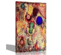 Artley Prints - The Magic Garden by Paul Klee Canvas Wall Art Pictures | Framed Prints for Living Room, Bedroom Office | Hanging Artwork 60 x 40cm (24 x 16 inches) A2