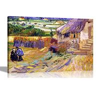 Artley Prints - The Old Mill by Vincent Van Gogh Canvas Wall Art Home Decor | Abstract Pictures for Living Room, Bedroom, Office 30 x 20cm (12 x 8 inches) A4