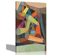 Artley Prints - The Open Mountain by Paul Klee Canvas Wall Art Home Decor | Expressionism Pictures for Living Room, Bedroom, Office 51 x 35cm (20 x 14 inches)