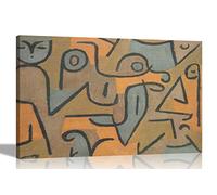 Artley Prints - Young Moe by Paul Klee Canvas Wall Art l Modern Landscape Prints | Expressionism Artwork for LivingRoom, Bedroom, Office, Lounge 76 x 50cm (30 x 20 inches)