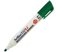 artline 157ri Whiteboard Marker Pens, GREEN, Bold Point (2.0mm), Pack of 1, Easy Wipe Dry Erase Marker Pens, Refillable, School Office Everyday Use