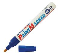 artline 2.3mm 400XF BLUE Indelible Paint Marker Pen UV Resistant Waterproof Ink (1 x Marker)