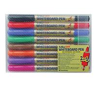 Artline 2-in-1 Whiteboard Pen (Wallet of 8 Assorted Colours)