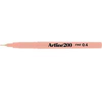 Artline 200 Apricot Fineliner Technical Drawing Pens - Pack 12