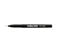 Artline 200 Fineliner Pen Fine Black, Pack of 12 A2001