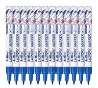 Artline 750 Laundry Marker - Blue [Pack of 12]