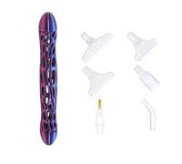 Artline Art Pens with Tip Nibs Hollow Design 5D Diamond Art Pen Picker Kits 12.5x2cm for DIY Craft Comfort Grip and Faster Drilling (Purple 6 head)