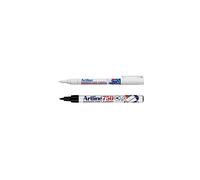 Artline Black Laundry Marker and White Fabric Marker (Twin Pack)