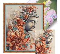Artline Buddha Statue Full 11CT DIY Stamped Needlework Embroidery Kit 15