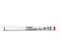 Artline Calligraphy 4.0mm Pen - Red