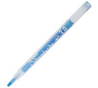 artline Calligraphy Pen, PASTEL BLUE, Chisel Tip (3.0mm), Pack of 1, Pigment Ink, Water Based, Fade Resistant, Ideal for Lettering, Card Writing, Glass n Plastic