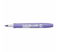 Artline 'Decorite' Metallic Purple Brush Marker Pen for Card, Glass, Metal and Plastic