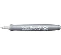 Artline 'Decorite' Metallic Silver Marker Pen 1.0mm for Card, Glass, Metal and Plastic