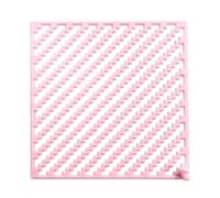 Artline DIY Diamonds Art Alignment Painting Rulers Reusable Cross Stitch Craft Accessories Multi-Purpose Stepped Grid Positioning Ruler Visual Grid Guidance (Sakura Pink)