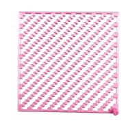 Artline DIY Diamonds Art Alignment Painting Rulers Reusable Cross Stitch Craft Accessories Multi-Purpose Stepped Grid Positioning Ruler Visual Grid Guidance (Peach Pink)