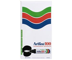 Artline Ek100 7.5mm - 12.0mm Giant Permanent Marker - Red