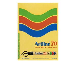 Artline Ek70 1.5mm Bullet Tip Refillable Permanent Marker - Black