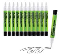 Artline Gardeners Permanent Markers | Professional Series | for Use On Plants, Labels, and More | UV Resistant | Waterproof | EKPR-GDM | 2.3mm Bullet Tip | Pack of 12 | White - Gardening
