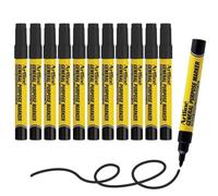 Artline General Purpose Permanent Markers | Professional Series |For Most Surfaces | EKPR-GPM | 1.5mm Bullet Tip | Pack of 12 | Black Marker Pens