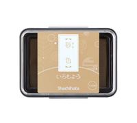 Artline Iromoyo Ink Stamp Pad (Pale Brown) Fast Drying Time, Waterproof Oil-Based Ink Pads for Stamping, Crafting, Journal and Diary, Pad Size: 25x25mm - Genuine Artline Art Supplies