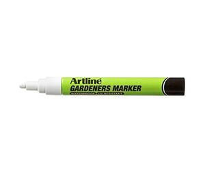 Artline iSigns Gardener's Permanent Marker Pen, Waterproof Marker Pen, UV Resistant Pen, 2.3mm Line Width - White