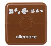 Artline Nototo Roller Stamp (Flower and Bird) Compact Stamps for Diary and Journal, Oil-Based Sepia Ink, Includes Refill Stamp Ink - Pre-Inked and Non-Bleed Scrapbooking & Stamping Supplies