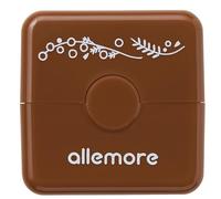 Artline Nototo Roller Stamp (Mimoza) Compact Stamps for Diary and Journal, Oil-Based Sepia Ink, Includes Refill Stamp Ink - Pre-Inked and Non-Bleed Scrapbooking & Stamping Supplies