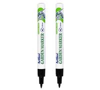 Artline Pack of 2 Garden Marker Pens (Black). Garden Markers for Plants, Pots or Tools. UV-Resistant, Waterproof Pens for Outdoors - Genuine Fine Permanent Markers & Marker Pens