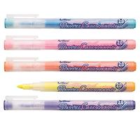 Artline Pastel Calligraphy Pens Italic Markers Assorted Colours - Pack 5