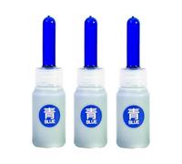 Artline Refill Ink for Kawakima Permanent Markers (Blue Ink - Pack of 3) for Use on Multiple Surfaces, Xylene-Free - Genuine Artline Pen Refills
