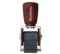 Artline Rotary Decoration Mini Rubber Stamp (Leaf) 10-in-1 Rubber Stamps for Crafting, Diary and Journal, Stamp Size: 0.8x0.18 Inches (4.5x20mm) - Non-Inked Scrapbooking & Stamping Supplies