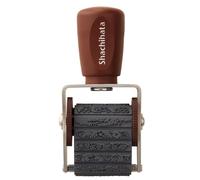 Artline Rotary Decoration Rubber Stamp (Botanical) 13-in-1 Rubber Stamps for Crafting, Diary and Journal, Stamp Size: 0.18 x 1.3 Inches (4.5 x 32 mm) - Non-Inked Scrapbooking & Stamping Supplies