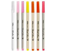 Artline Supreme Brush Pens (6 Colours + 1 Blender Pen) Spring Shades