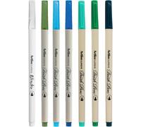 Artline Supreme Brush Pens (6 Colours + 1 Blender Pen) Summer Shades