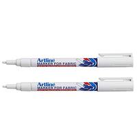 Artline White Fabric Permanent Markers for Clothes (2 Markers)