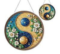Artline Yin Yang 2D Flat DIY Diamond Painting Set Diamond Art Pendant Home Wall Decor