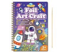 ArtMagic Magic Water Coloring Book - Reusable Sticker & Activity Pad for Kids Ages 4-8, Princess & Animals Theme, Mess Free Travel Toys for Airplane Car, Birthday Gifts for Girls and Boys(Purple)