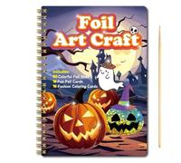 ArtMagic Magic Water Coloring Book - Reusable Sticker & Activity Pad for Kids Ages 4-8, Princess & Animals Theme, Mess Free Travel Toys for Airplane Car, Birthday Gifts for Girls and Boys(Orange)