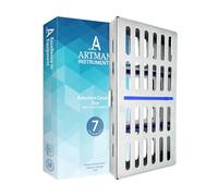 ARTMAN 7 x 3.5 x 0.9 Inch Dental Surgical Lab Autoclave Sterilization Tray for 7 Pieces