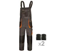 Artmas Classic Bib Brace Overalls For Men Size Uk42 Durable With Kneepads