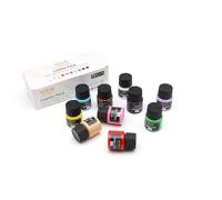 ARTME Leather Paint Set 10 Colours x 20ml For Shoes Bags Wallets