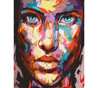 Artnapi Paint by Numbers Adults without Frame | DIY Hand Painted | Beauty of Lines | Kit for Beginners and Adults | Set Including Acrylic Paints & Brush | 40 x 50 cm Canvas