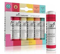 Artnaturals Natural Lip Balm Beeswax - Gift Set of Assorted Flavors - Chapstick for Dry, Chapped & Cracked lips - Lip Repair Therapy with Aloe Vera, Coconut, Castor & Jojoba Oil (Pack of 6)