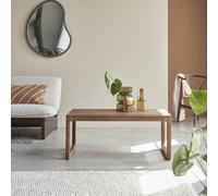 Arto - Coffee table in solid walnut Dark Brown