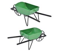 ARTOCT 1:12 Mini Wheelbarrow, Durable Metal Construction | Compact design for dollhouses, Ideal for children's toys and gifts, Lifelike accessory for role play
