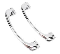 ARTOCT 1 Pair Chrome Interior Door Pull Handle Universal LWH106 Wearproof Inside Door Handle Replacement for Classic Cars Tudor