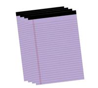 ARTOCT A5 Wide Ruled Notepad, Easy Tear and Double Red Margin (4pcs