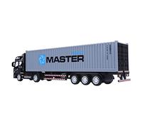 ARTOCT Alloy Container Truck Model, Highly Simulation Car Toy Pull Back Function, for Kids Gift Collection, 4 Colors Optional (Container Truck)